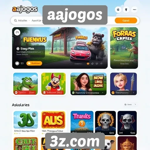 aajogos : Interface do site aajogos recebe atualização significativa